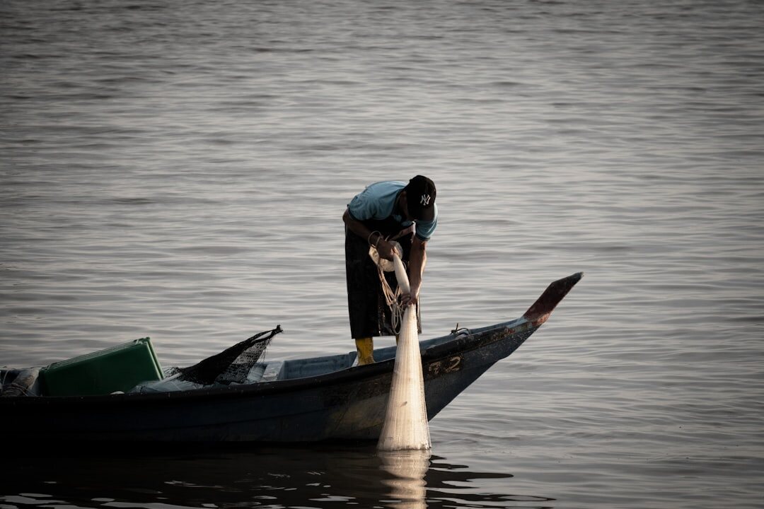fisherman on boat