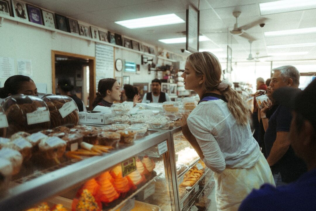 baker woman in shop